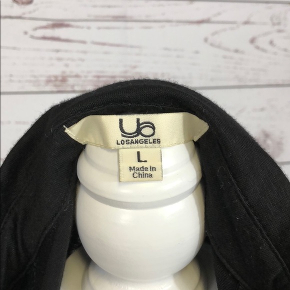 Black knit top w/ chiffon bottom. - Picture 5 of 8